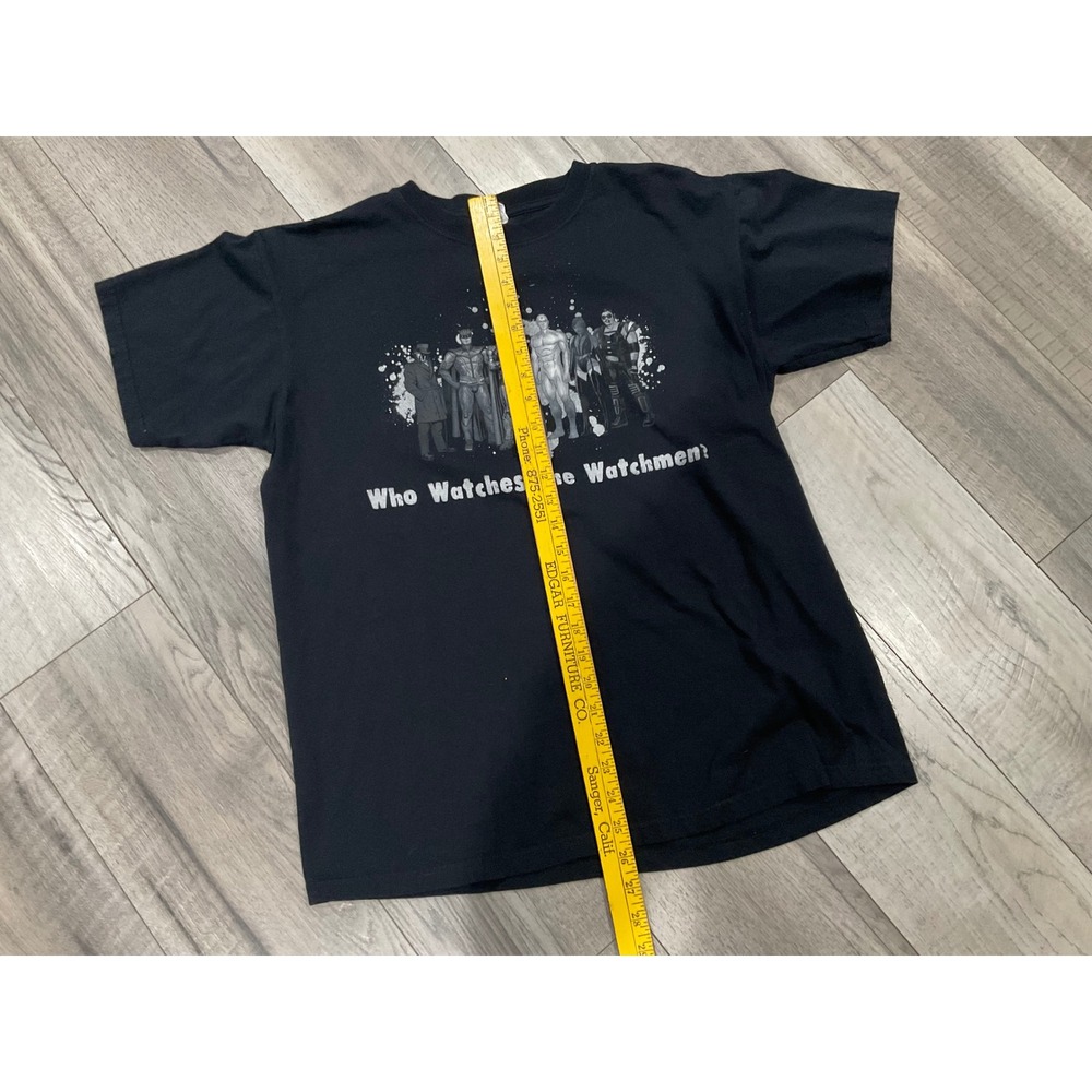 Who Watches the Watchmen Graphic T-Shirt Black DC Comics Movie Men Large - Picture 5 of 7
